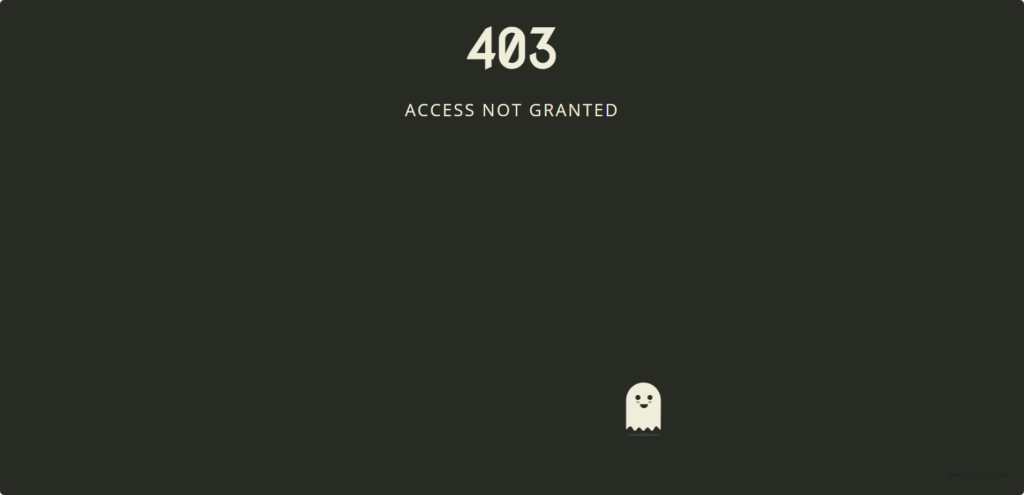 HTML打字效果403错误单页模板（3款） - 狐狸资源网