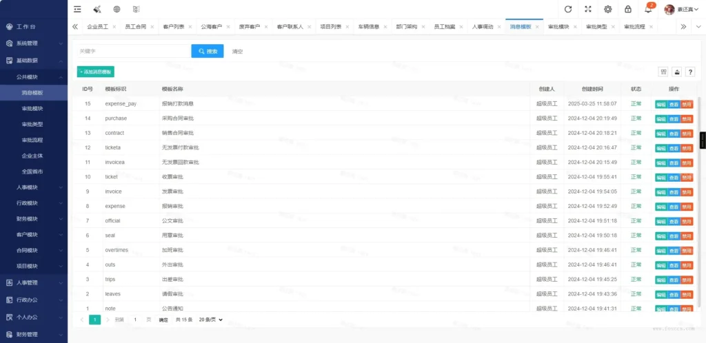 图片[2] - OA办公系统+管理系统v5.8 – 适用于PC端+手机端 - 狐狸资源网