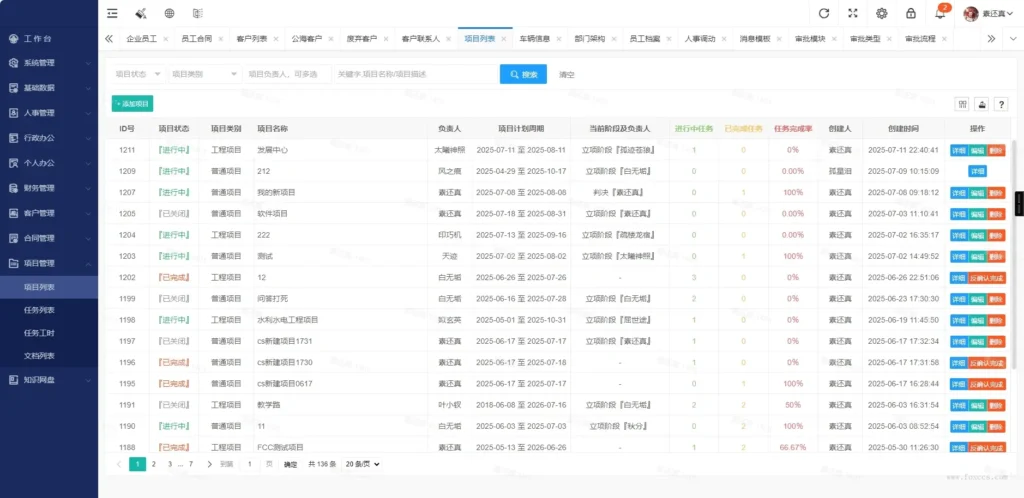 图片[3] - OA办公系统+管理系统v5.8 – 适用于PC端+手机端 - 狐狸资源网